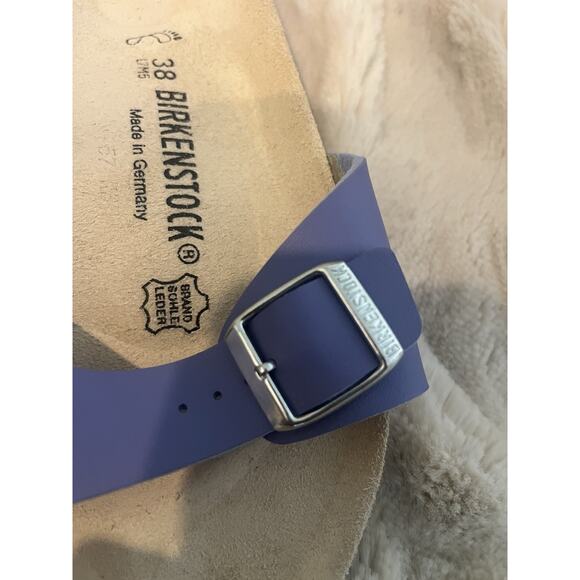 Birkenstock Madrid Sandals - Size 38 - Purple Leather - Made in Germany - US 8 - Picture 5 of 7